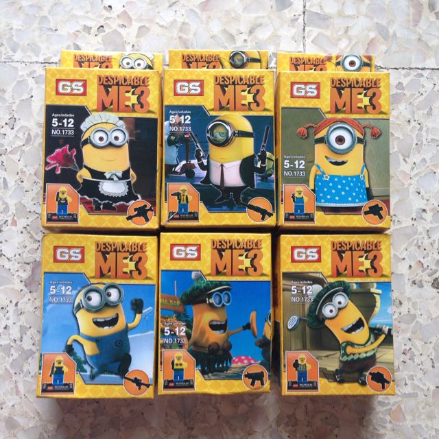 despicable me figures set