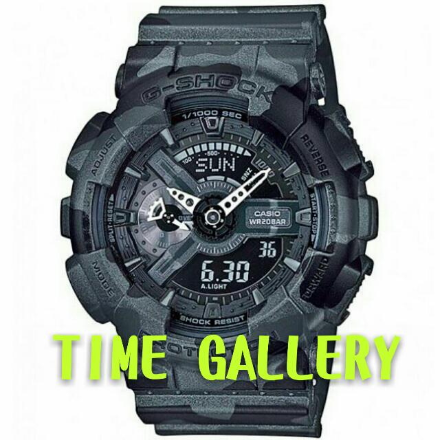 GShock GA110CM 1A with Warranty Card And Box Men s Fashion Muslim Wear Accessories on Carousell