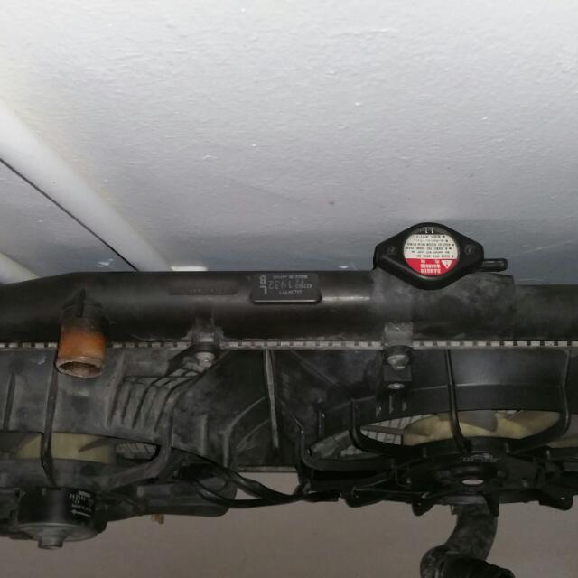 Honda Integra DC5R Type R GSR RSX Denso radiator water tank fans Civic ...