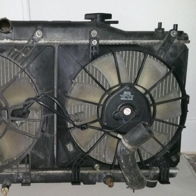 Honda Integra DC5R Type R GSR RSX Denso radiator water tank fans Civic ...