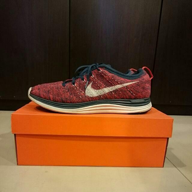 nike flyknit lunar 1 marron