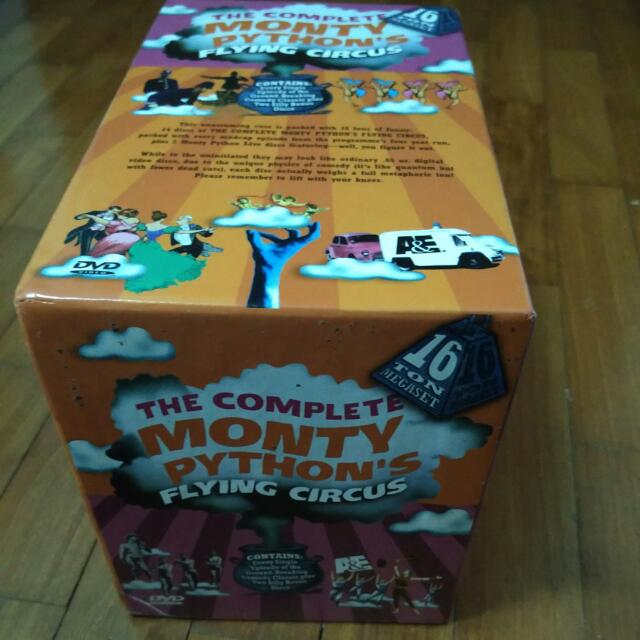 The Complete Monty Python Flying Circus 16 Ton Megaset DVD Boxset ...