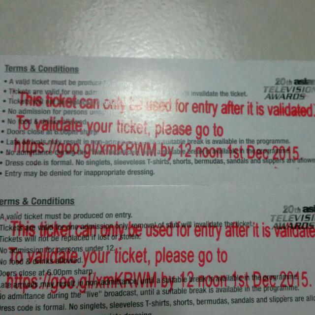 ATA ASIAN TELEVISION AWARDS, Hobbies & Toys, Memorabilia & Collectibles