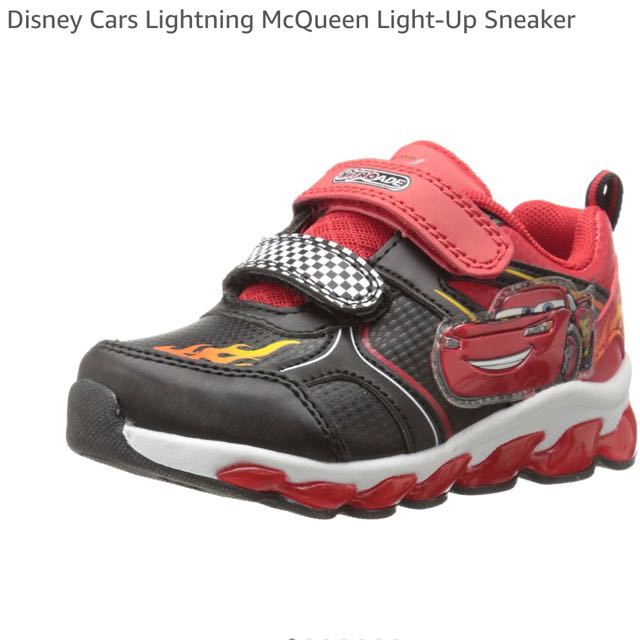 lightning mcqueen light up shoes