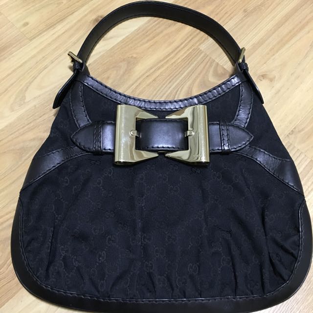 Gucci Queen Hobo - Black, Luxury, Bags & Wallets on Carousell