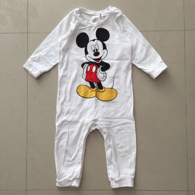 mickey mouse sleepsuit