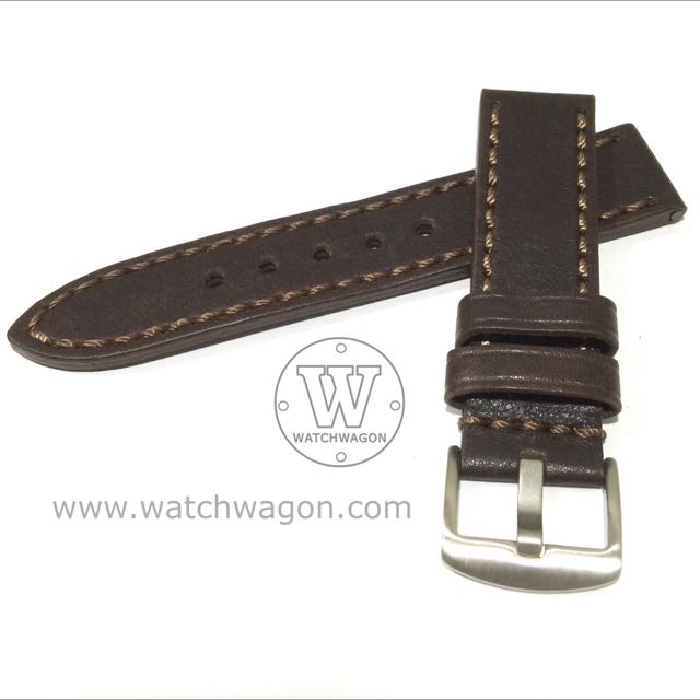 PAROS Genuine Calf Leather Watch Strap Type J Men s Fashion Watches Accessories Watches on Carousell