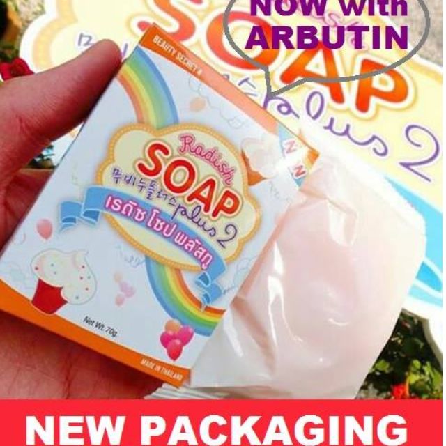 Radish Soap + FAST WHITENING, best for ACNE SCARS, DARK SPOTS, SKIN