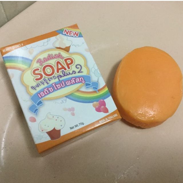 Radish Soap + FAST WHITENING, best for ACNE SCARS, DARK SPOTS, SKIN