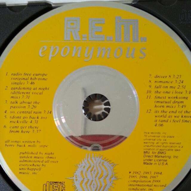 REM EPONYMOUS, Hobbies & Toys, Music & Media, Musical Instruments on