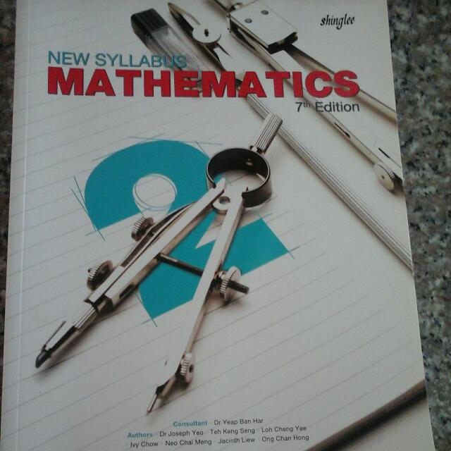 Shinglee New Syllabus Mathematics 2 (7th Edition) TEXTBOOK ...