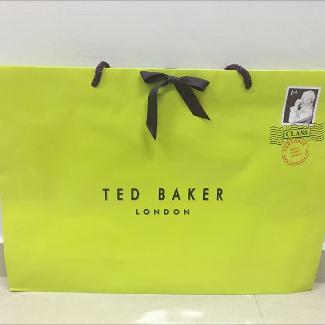 Ted Baker / Kate spade Paper Bag, Luxury, Bags & Wallets on Carousell