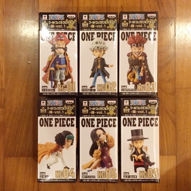 Banpresto Wcf One Piece Log Collection Vol 1 Complete Set Of 6 Hobbies Toys Toys Games On Carousell