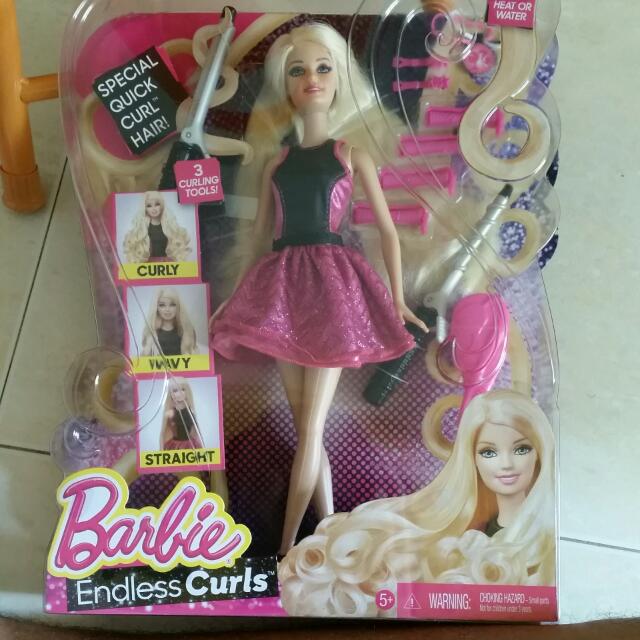 barbie endless curls doll