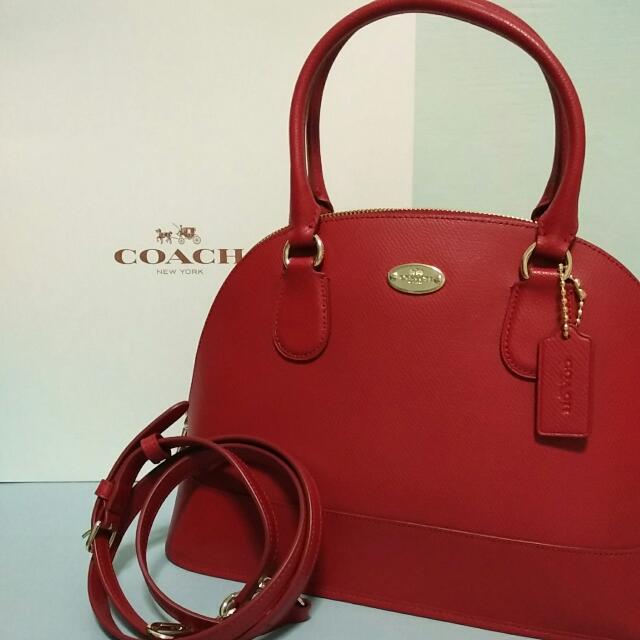 coach cora domed satchel