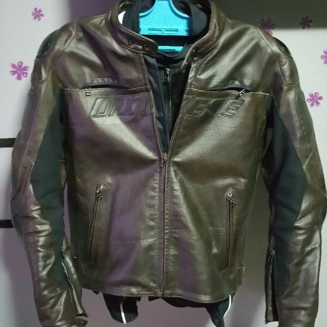 Dainese retro leather clearance jacket