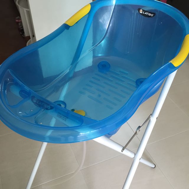 Latido Bath Tub With Stand Babies Kids On Carou Photo