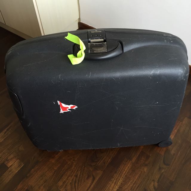 samsonite oyster suitcase