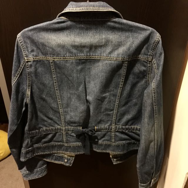 Liz Claiborne Ladies Denim Jacket Size UK 14 Women s Fashion Coats Jackets and Outerwear on Carousell