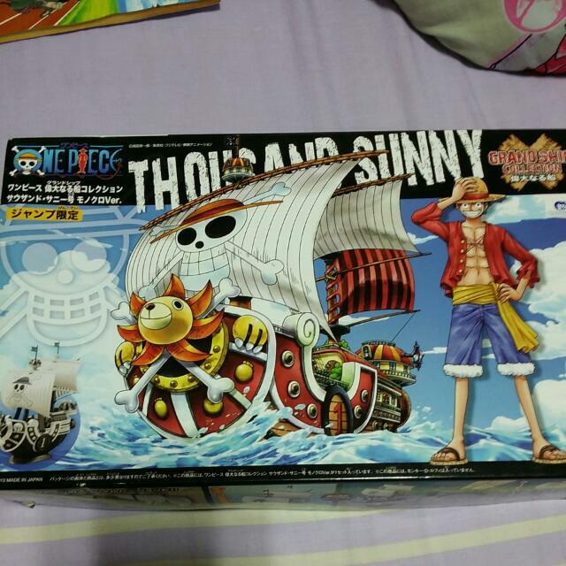 One Piece Thousand Sunny Grandline Collection Ship Model Mono Colour Version Mugiwara Store Exclusive Toys Games On Carousell