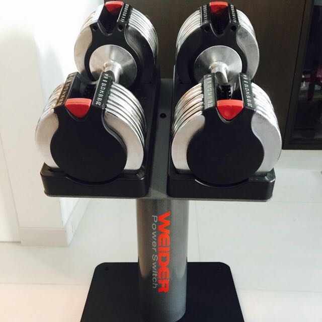 Weider dumbbell power set outlet