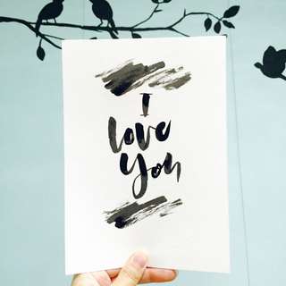 I Love You A5