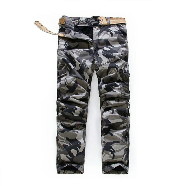 camo trousers plus size