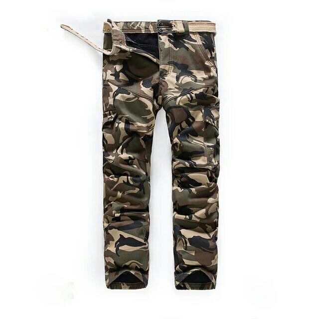 camo trousers plus size