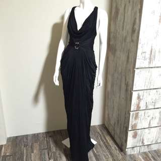 Brand New Blum & Co. Long Silky Black Dress
