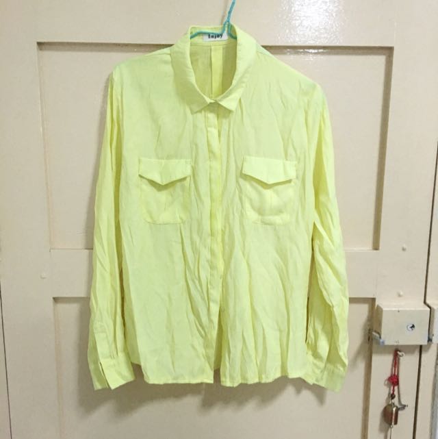 soft yellow blouse