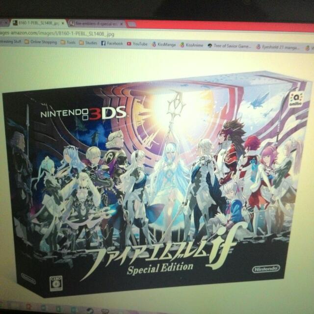 Wtb Fire Emblem If Special Edition English Bulletin Board Looking For On Carousell