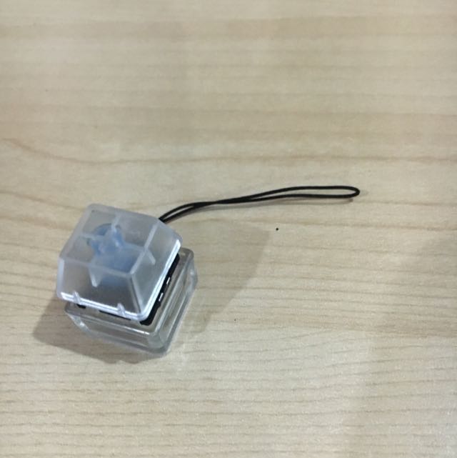 Cherry mx blue keychain on sale