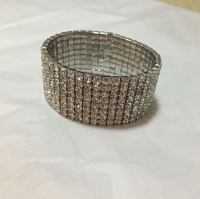 elastic diamond bracelet