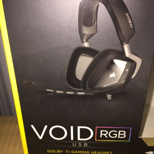 Corsair Rgb Void Usb Dolby 7 1 Headset Music Media On Carousell