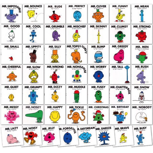 🆓📮🆕Gift Set: Mr Men Complete Collection of 50 Books, Hobbies 