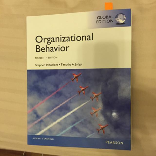 Organizational Behavior Textbook Books Stationery Textbooks On