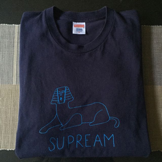 Supreme Sphinx Tee Shirt Men s Fashion Tops Sets Tshirts