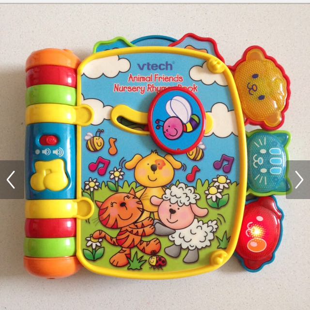 vtech animal friends nursery rhymes book