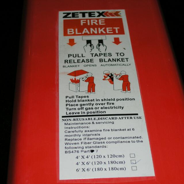 Zetex Fire Blanket Everything Else On Carousell Get it as soon as mon, jan 25. zetex fire blanket everything else on