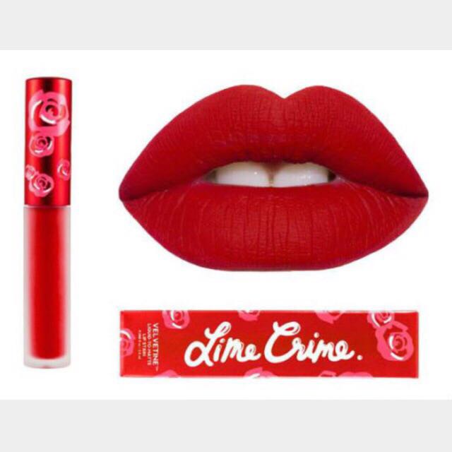 lime crime velvetines red velvet