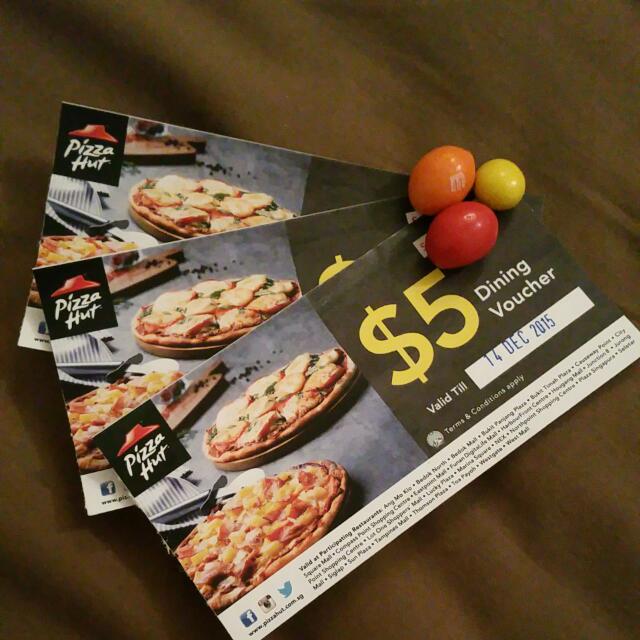 Pizza Hut Dining Voucher, Tickets & Vouchers, Vouchers on Carousell