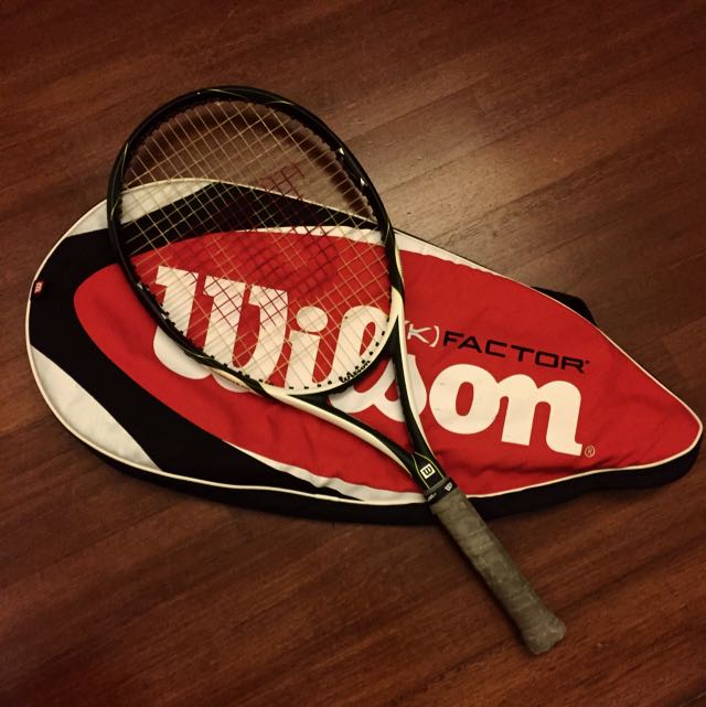 Wilson tennis Racket, Sports Equipment, Sports & Games, Racket & Ball