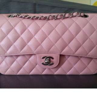 Chanel Pink Caviar Medium Classic Flap Bag