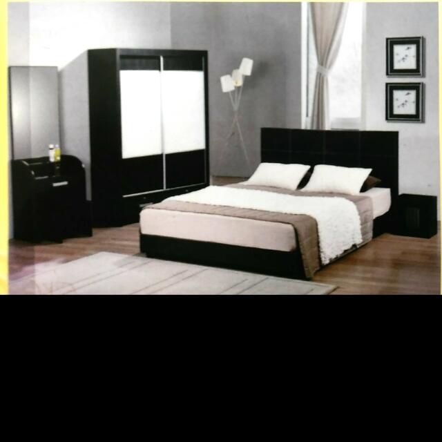 Bilik Tidur Set Now Offer Siz W 4x6 Q Divan Dressing Table Side Photo