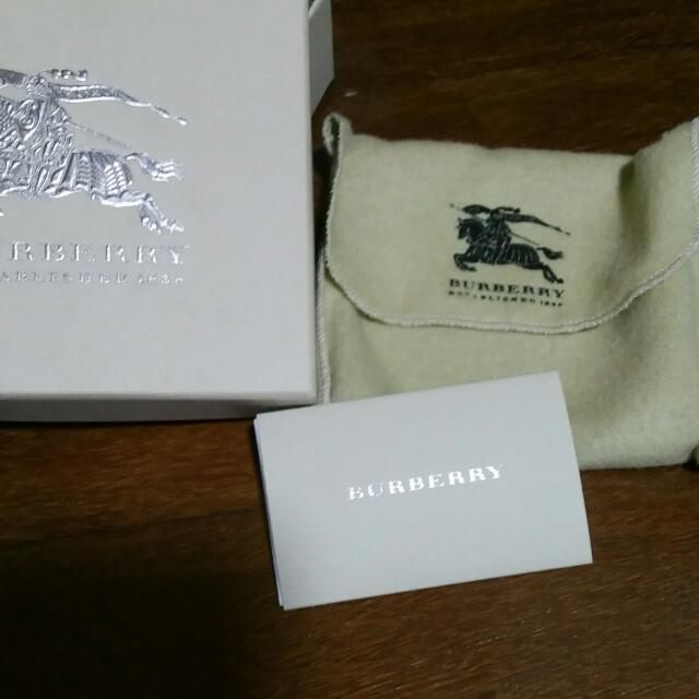 Authentic Burberry Wallet Gift Box with Dust Bag And Authenticity Card