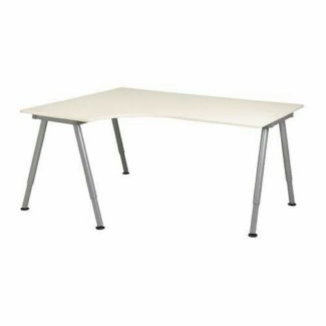Bekant Left Hand Corner Table Top And Legs Office Desk Curved Bekant Left Hand Corner Table Top And Legs Office Desk Curved From Ikea Furniture On Carou