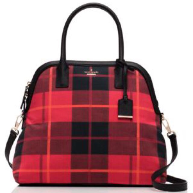 kate spade checkered tote
