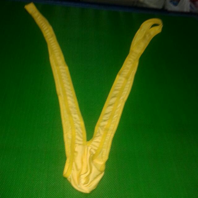 Men's Sexy V Shaped Mankini Bodysuit G String Thong Free Size 2833