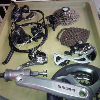 8 Speed Groupset