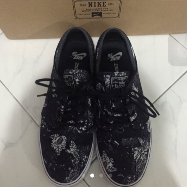 nike sb zoom stefan janoski black floral sail